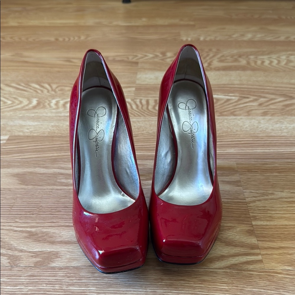 Jessica Simpson Red High Heel Pumps